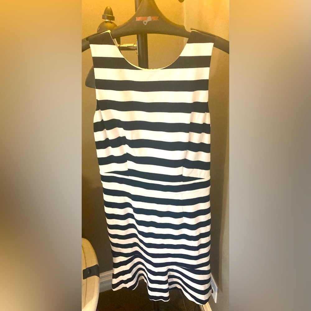 Nautical banana republic dress.